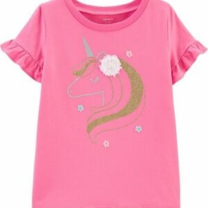Carter’s Glitter Flower Unicorn Tee